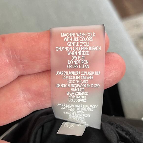 Calvin Klein Whitney Velour Velvet Black Wide Leg High Rise Trouser Pants 2 NWT - Picture 13 of 15